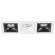 Встраиваемый светильник Lightstar D536070607 Domino под лампы 3xGU5.3 150W