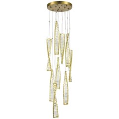 SL6205.303.09 Светильник подвесной ST-Luce Латунь/Прозрачный LED 1*99W 4000K ELICA SL6205.303.09 Светильник подвесной ST-Luce Латунь/Прозрачный LED 1*99W 4000K ELICA