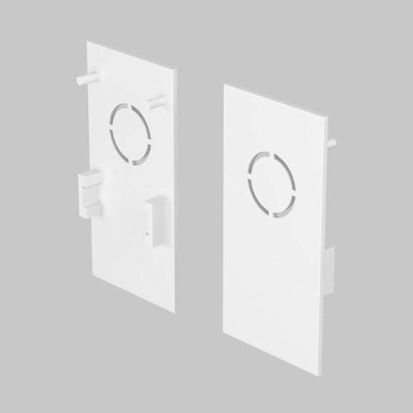 Комплект из 2 боковых заглушек для накладных шинопроводов Maytoni Exility TRA034EC-41W