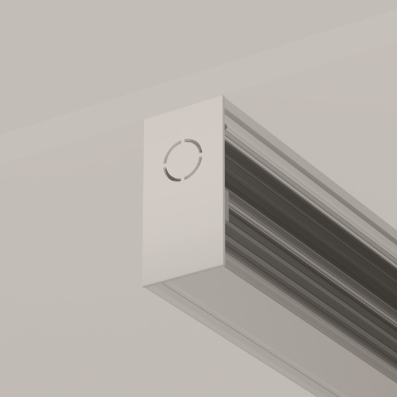 Комплект из 2 боковых заглушек для накладных шинопроводов Maytoni Exility TRA034EC-41W