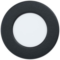 99142 Светодиодный встраиваемый светильник FUEVA 5, 2,7W (LED), ?86, ET26, 300lm, 3000K, сталь, черный/пл 99142 Светодиодный встраиваемый светильник FUEVA 5, 2,7W (LED), ?86, ET26, 300lm, 3000K, сталь, черный/пл