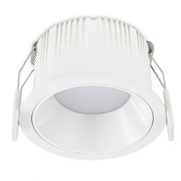 ST755.538.07 Св-к встр. Белый LED 1*7W 3000K 630Lm Ra80 120° IP20 D85xH45 100-240V Встраиваемые светильники