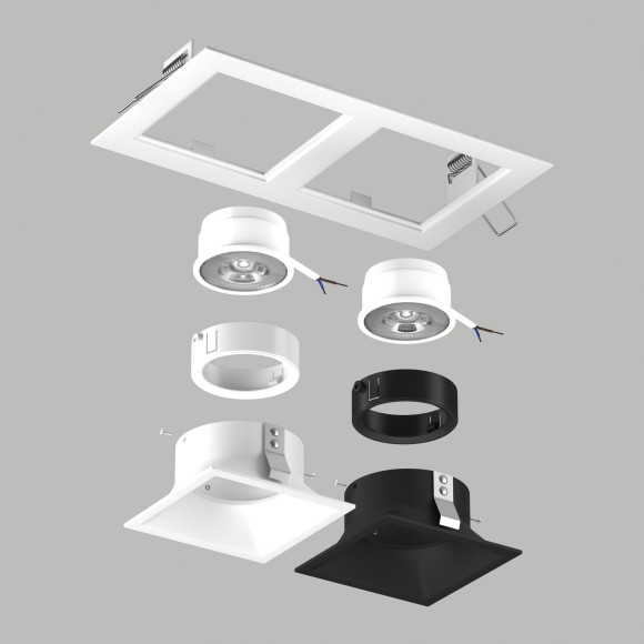 Комплект со светильником Domino Lightstar D5260607WBMOD