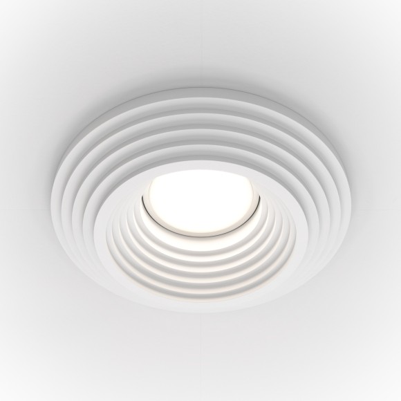 Гипсовый светильник под покраску Maytoni DL004-1-01-W Gyps Modern под лампу 1xGU10 35W