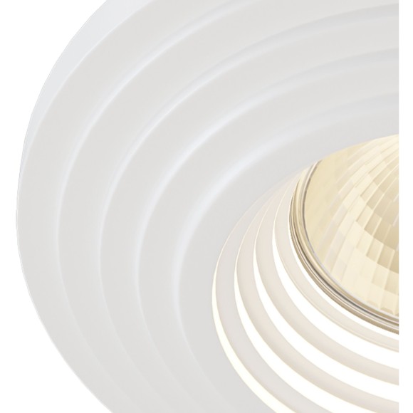 Гипсовый светильник под покраску Maytoni DL004-1-01-W Gyps Modern под лампу 1xGU10 35W