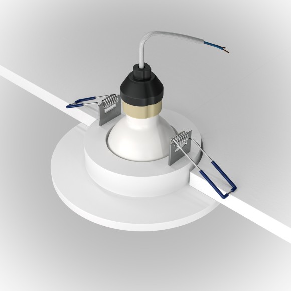 Гипсовый светильник под покраску Maytoni DL004-1-01-W Gyps Modern под лампу 1xGU10 35W