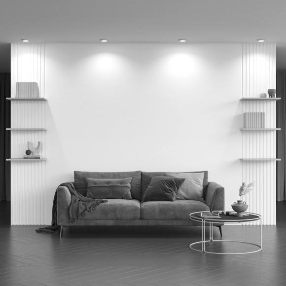 Гипсовый светильник под покраску Maytoni DL004-1-01-W Gyps Modern под лампу 1xGU10 35W