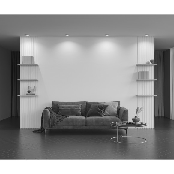 Гипсовый светильник под покраску Maytoni DL004-1-01-W Gyps Modern под лампу 1xGU10 35W