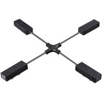 135315 Черный гибкий токопроводящий соединитель "X" для шинопроводов Novotech VECTOR