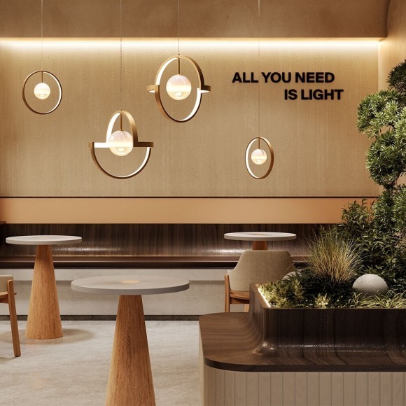 Подвесной светильник Maytoni Paparazzi 12Вт 3000K MOD407PL-L12G3K1