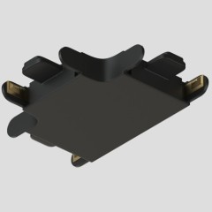 Соединитель Т-образный для треков Air, серия Base, пластик, чёрный