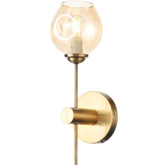 SL1500.201.01 Светильник настенный ST-Luce Золотистый/Янтарный E14 1*40W FOVIA