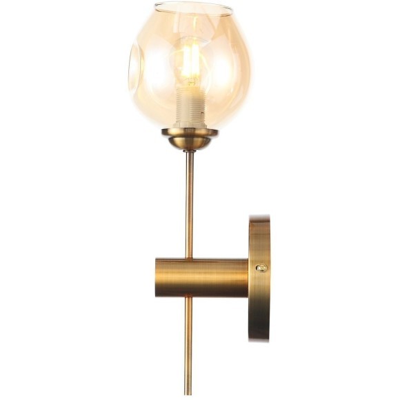 SL1500.201.01 Светильник настенный ST-Luce Золотистый/Янтарный E14 1*40W FOVIA