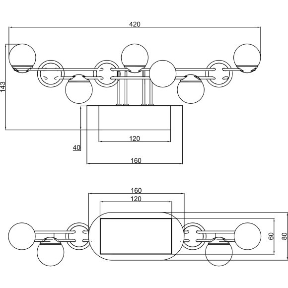 Бра светодиодное Tessara MOD081WL-L13G3K Бра светодиодное Tessara MOD081WL-L13G3K