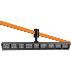 270147 Черный светодиодный поворотный линейный трековый светильник с антибликовым эффектом 48V 18Вт 900Лм CRI90 4000K 24° Due Hermes Lightstar