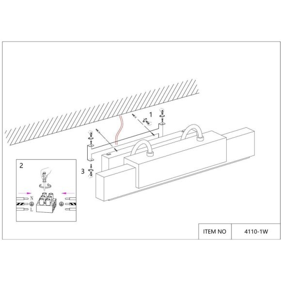 Настенный светильник Magestic 4110-1W