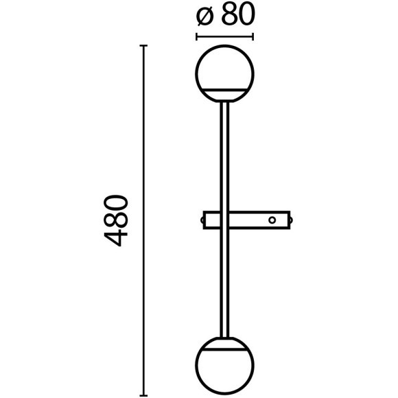 Настенный светильник (бра) Maytoni MOD285WL-L10B3K Настенный светильник (бра) Maytoni MOD285WL-L10B3K