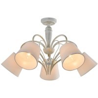 Люстра потолочная Lussole LSP-8062 STAMFORD IP21 под лампы 5xE14 200W