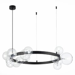 SL1165.402.15 Светильник подвесной ST-Luce Черный/Прозрачный G4 15*5W NECTON SL1165.402.15 Светильник подвесной ST-Luce Черный/Прозрачный G4 15*5W NECTON