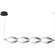 SL6130.403.24 Светильник подвесной ST-Luce Черный/Белый, Дымчатый LED 1*28W 3000K ICE
