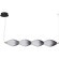 SL6130.403.24 Светильник подвесной ST-Luce Черный/Белый, Дымчатый LED 1*28W 3000K ICE