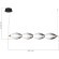 SL6130.403.24 Светильник подвесной ST-Luce Черный/Белый, Дымчатый LED 1*28W 3000K ICE