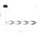 SL6130.403.24 Светильник подвесной ST-Luce Черный/Белый, Дымчатый LED 1*28W 3000K ICE