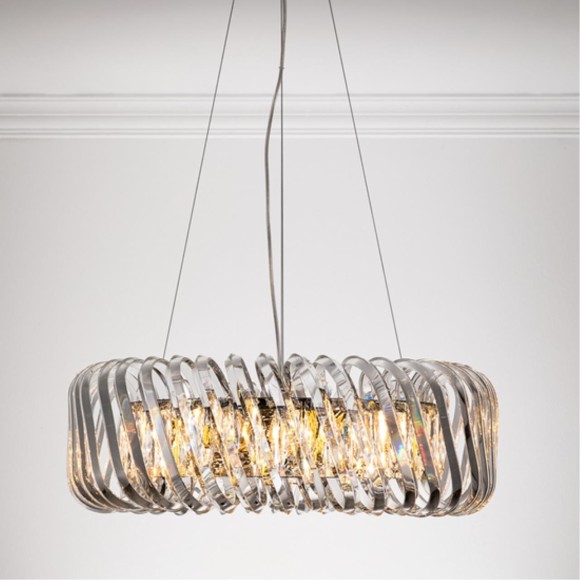 Люстра хрустальная Divinare 7568/02 LM-9 Megan под лампы 9xE14 60W