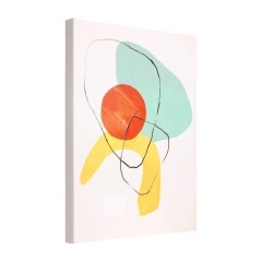 423146 Картина JERANTUT, L300, B27, H400, холст, дерево, белый, желтый, зеленый, красный 423146 Картина JERANTUT, L300, B27, H400, холст, дерево, белый, желтый, зеленый, красный