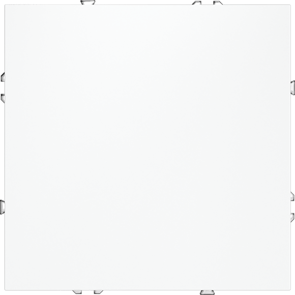 Заглушка VOLTUM S70 с суппортом, (белый матовый)