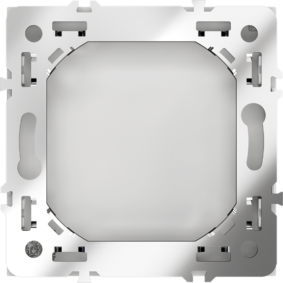 Заглушка VOLTUM S70 с суппортом, (белый матовый)