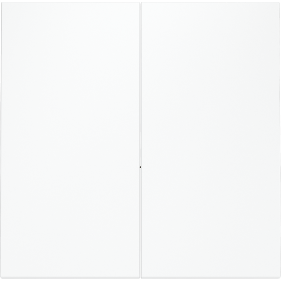 Клавиши для выключателя/переключателя двухклавишного, S70 (белый матовый)