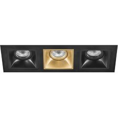 Встраиваемый светильник Lightstar D537070307 Domino под лампы 3xGU5.3 150W Встраиваемый светильник Lightstar D537070307 Domino под лампы 3xGU5.3 150W