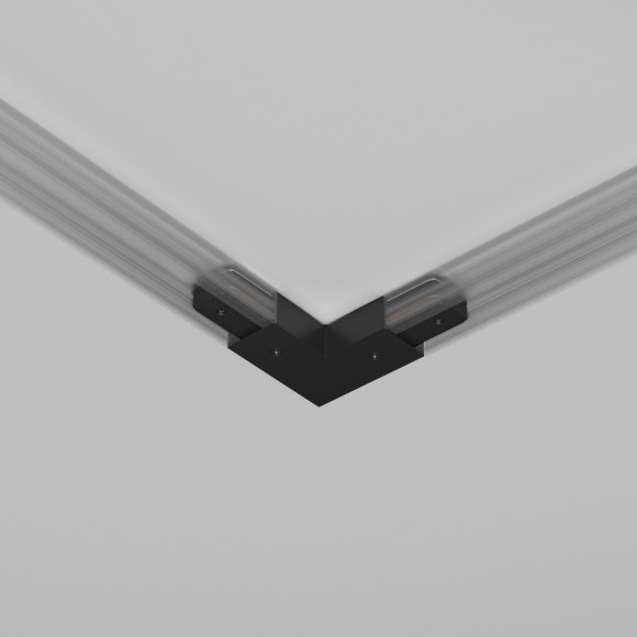 Г-образный соединитель с вводом питания для однофазных накладных шинопроводов Maytoni TRA001CLB-11B