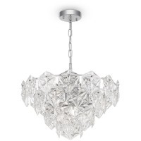 Люстра подвесная Freya FR1004PL-09CH Molly под лампы 9xE14 60W