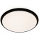 Freya Pie FR6086CL-L117B Диммируемый потолочный LED-светильник хай-тек с пультом на площадь до 18 м2, 96 Вт, 3000-7000К, CRI 80, 6847 лм, 180°, основание черный металл, плафон белый пластик, диаметр 400 мм, высота 60 мм