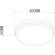 Freya Pie FR6086CL-L117B Диммируемый потолочный LED-светильник хай-тек с пультом на площадь до 18 м2, 96 Вт, 3000-7000К, CRI 80, 6847 лм, 180°, основание черный металл, плафон белый пластик, диаметр 400 мм, высота 60 мм