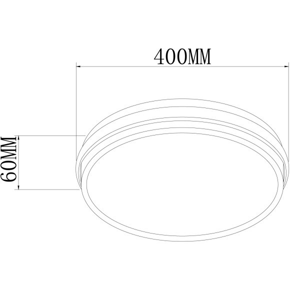 Freya Pie FR6086CL-L117B Диммируемый потолочный LED-светильник хай-тек с пультом на площадь до 18 м2, 96 Вт, 3000-7000К, CRI 80, 6847 лм, 180°, основание черный металл, плафон белый пластик, диаметр 400 мм, высота 60 мм