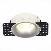 ST218.518.01 Св-к встр. Белый GU10 1*50W  IP20 D78xH30 165-265V Без ламп Встраиваемые светильники
