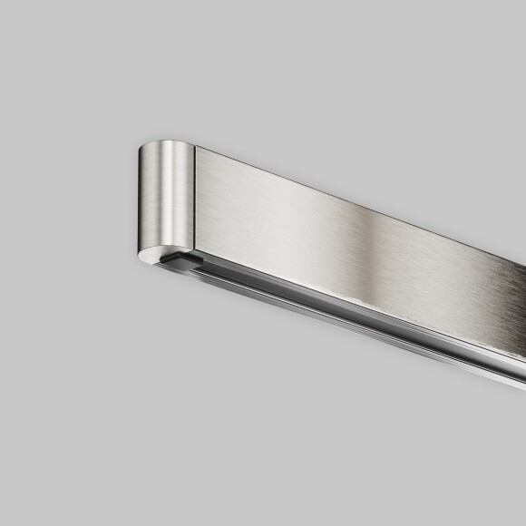 Maytoni Flarity TRA154EC-PT Скругленная торцевая заглушка 1шт, для шинопроводов в цвете платина серии Flarity, 16x9x8мм