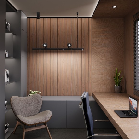 Светильник подвесной диммируемый (сенсер) LED 14W+14W 4000K Novotech FERMO 359309