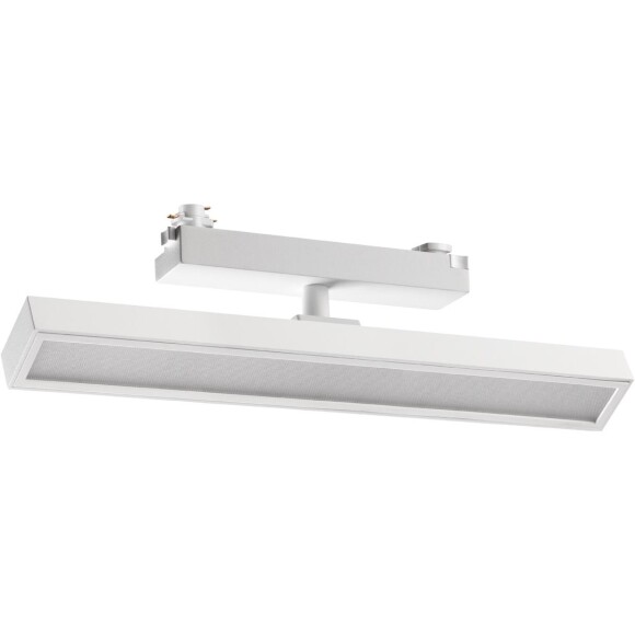 Novotech STRATUS 359781 Белый однофазный трехжильный трековый светодиодный светильник, линейный 30см, поворотный, CCT перекл. цветовой температуры, LED 18Вт 1080Лм 2700;3200;4000К CRI90 105° IP20 220В, коэф. пульсации < 1% Novotech STRATUS 359781 Белый однофазный трехжильный трековый светодиодный светильник, линейный 30см, поворотный, CCT перекл. цветовой температуры, LED 18Вт 1080Лм 2700;3200;4000К CRI90 105° IP20 220В, коэф. пульсации < 1%