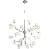 SL376.503.36 Люстра подвесная ST-Luce Белый/Белый,Прозрачный G4 LED 36*2W DEMELE