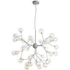 SL376.503.36 Люстра подвесная ST-Luce Белый/Белый,Прозрачный G4 LED 36*2W DEMELE SL376.503.36 Люстра подвесная ST-Luce Белый/Белый,Прозрачный G4 LED 36*2W DEMELE