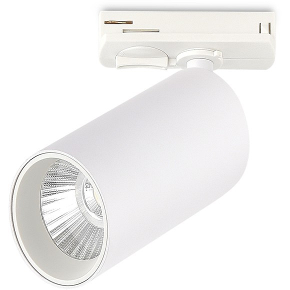 ST382.546.10.TRIAC Св-к трек. Белый LED 1*10W 4000K 900Lm Ra90 36 IP20 DxH- 220V Однофазная трековая система ST382.546.10.TRIAC Св-к трек. Белый LED 1*10W 4000K 900Lm Ra90 36 IP20 DxH- 220V Однофазная трековая система