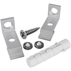 Комплект креплений для радиусного профиля с боковым свечением 2шт. ALM-3535R-1MT Комплект креплений для радиусного профиля с боковым свечением 2шт. ALM-3535R-1MT