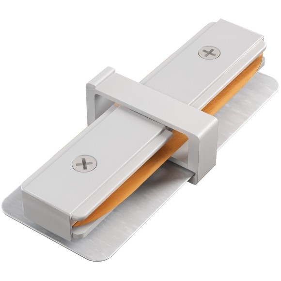 Прямой соединитель для накладных однофазных шинопроводов Crystal Lux CLT 0.211 06 WH