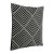 420005 CHEVERY Подушка декоративная, наволочка 100% хлопок белый/черный, наполнитель полиэстер, L450 B450