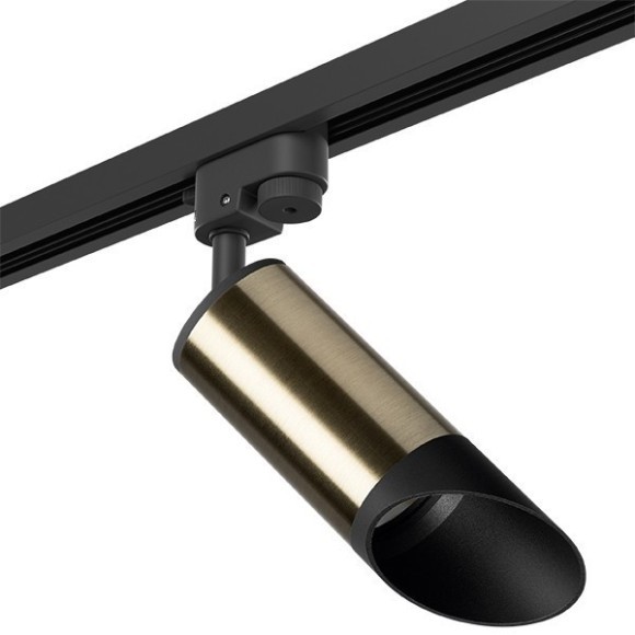 Однофазный двужильный трековый светильник Lightstar R1T43137 Rullo под сменную лампу GU10