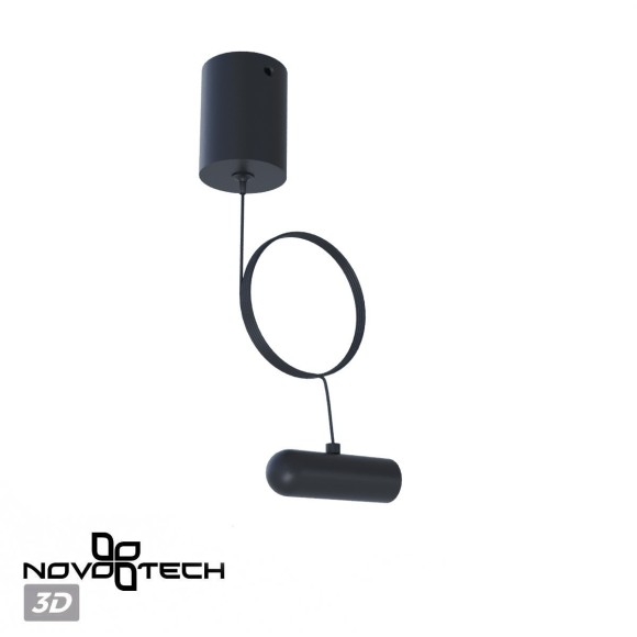 База накладная для ввода питания с заглушкой и проводом 2м Novotech Glat 359385